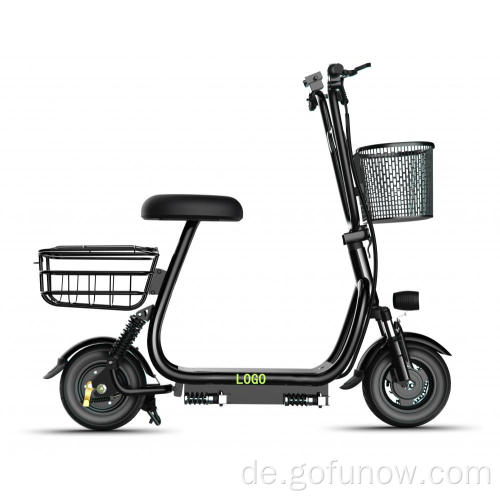 Familie nutzen elektrisches Scooterbike 48 V Elektrofahrrad